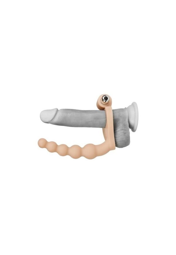 Anillo Dildo Bala Vibradora UltraSoft Double 16cm Lovetoy