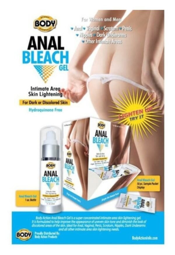 Gel Blanqueador Anal Y Zonas Intima Manchas Oscuras 30ml