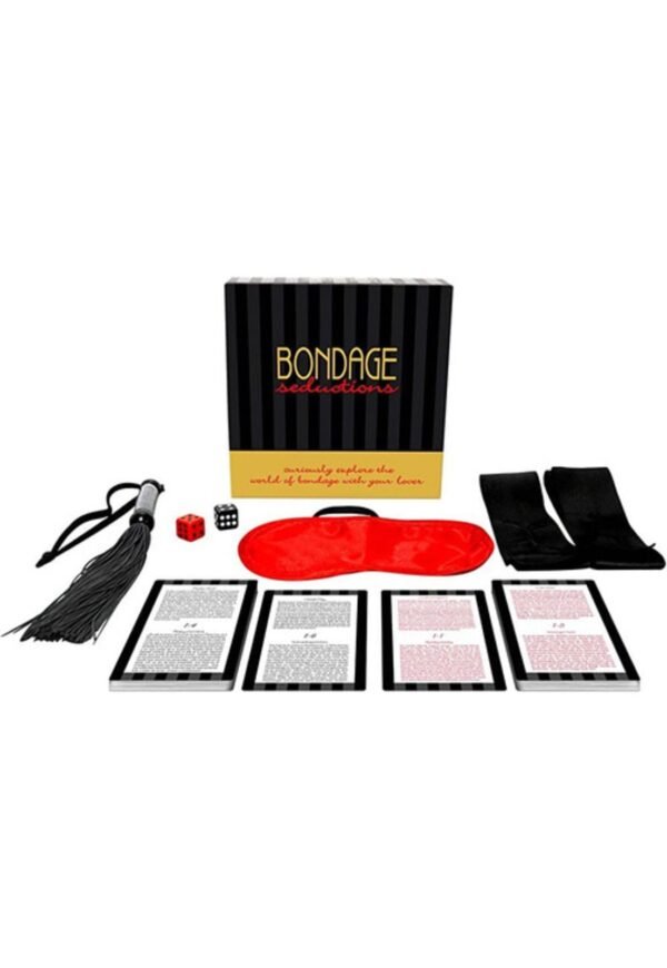 Kit Excitante Dominación Y Sumisión Amorosa Bondage Juego