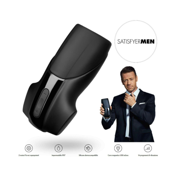 Masturbador Con Vibrador MEN Satisfyer
