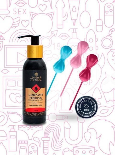 Pack Bolitas Satisfyer Power Balls + Lubricante con Sabor